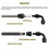 Kit Mangueiras da Bomba da Direção Hidráulica 25 Polegadas (63,5 cm) com Rosca 6AN para Conversão Motor LS em para Chevy C10. Conecta-Se À Bomba 5