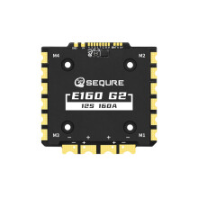 SEQURE E160 G2 4-12S 160A 4IN1 ESC with AM32 Firmware for FPV Drones Racing ESC Kit 12S AM32