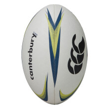 (5, White/Lime/Blue) Canterbury Mentre Logo Rugby Ball
