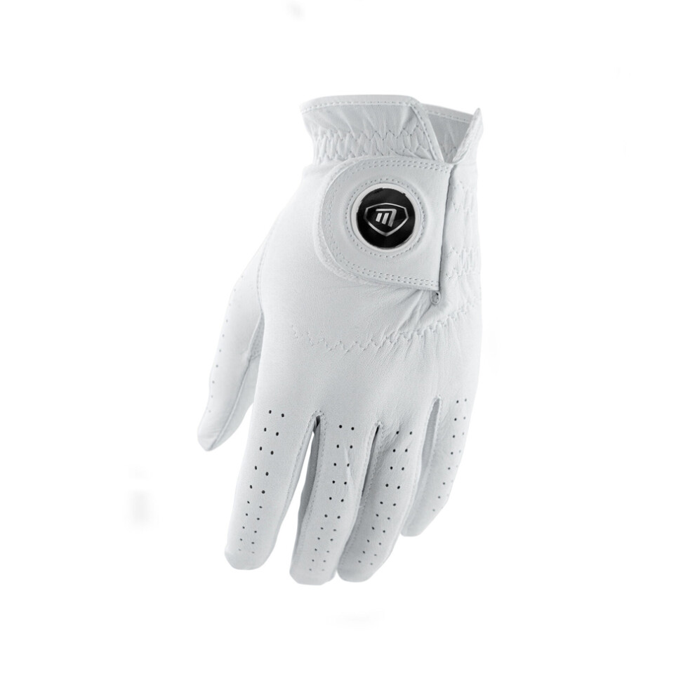 Masters Cabretta Leather Mens Golf Glove-X-Large-White-Left Hand For R