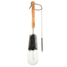 Ecovessel Premium Water Bottle Cleaner Brush Set with Straw Cleaner