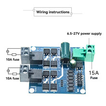 7A 160W Dual Way Motor Drive Module Industrial Grade Positive Negative PWM Speed L298 Logic