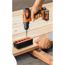 Precision Drilling Guide Block for Straight Holes, DIY Drilling Jig with Angle Adjustment, Compact Tool for Metalworking
