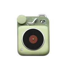 Retro Phonograph Wireless Speaker Colorful Portable Music Player for Home and Outdoor Use C