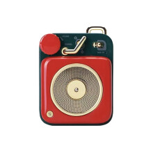 Retro Phonograph Wireless Speaker Colorful Portable Music Player for Home and Outdoor Use A