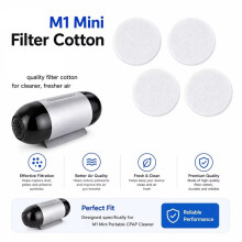 50 Filtres Ă Air en Coton pour Appareil BMC CPAP Auto CPAP BiPAP - Accessoires de Filtration Jetables