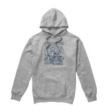 (XL, Athletic Heather) Sesame Street Unisex Adult Friends Since 1969 Heather Hoodie