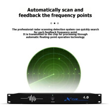 Processore Audio Digitale 4.0 con Soppressore di Feedback Digitale A Sei Velocità con Spostamento di Frequenza per Sopprimere il Feedback (UE)