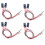 4xPairs DC5V Infrared  Sensor Detector Anti Interference for IR Break  Sensor LED Counting Module Sensor 1
