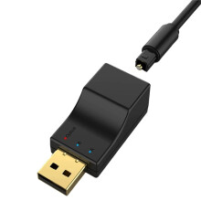 Émetteur Audio USB Optique Double Flux Multipoint à Faible Latence, Adaptateur Sans Fil pour Musique Stéréo