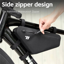 WEST BIKING Bolsa Triangular para Bicicleta, Totalmente Impermeable, para Cuadro Delantero, con Borde Estrecho, para MTB y Bicicleta de Carretera.