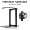 Pour over Coffee Maker Stand,Foldable Portable Electric Espresso Machine Stand,for Coffee Grinder, Dripper Black 2