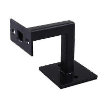 5 Pack Wooden Handrail Brackets Black Indoor Wall Accessories Stair Handrail Brackets (matt Black)-Yvan