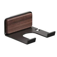 Support pour Sèche-Cheveux, Adapté pour /Leifen, Aucun Perçage Requis, Étagère de Salle de Bain, Installation Facile, Support de Rangement A