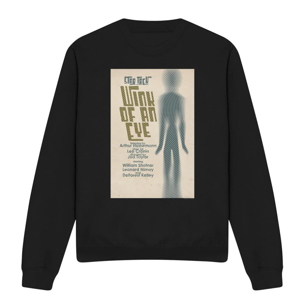 Star Trek (Xl, ) Unisex Adult The Original Series Episode 66 Sweatshirt Black