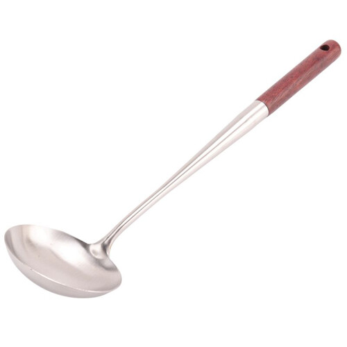 3X Espátula e Concha Wok, Conjunto de Ferramentas de Concha Escumadeira, Espátula de 17 Polegadas para Wok