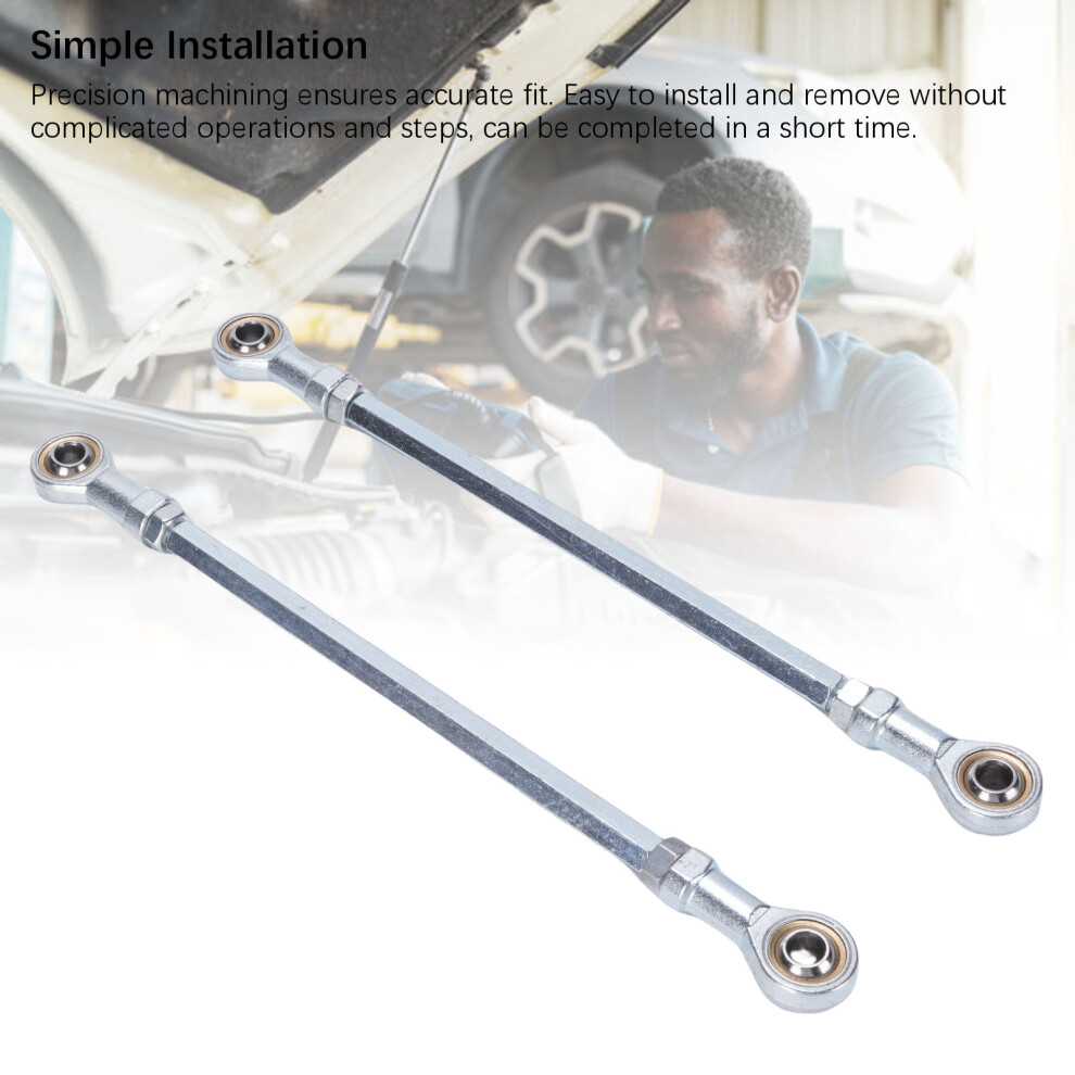 Pair 255Mm Tie Rod Kit Steel Alloy 8Mm 7293282991774