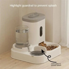 Automatic Feeder, Dog and Cat Food Bowl with Water Dispenser, Large-Capacity Pet Food Storage and Dispenser