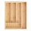 Bamboo Drawer Silverware Kitchen Knives Storage Box Desktop Organizer Tool for Cutlery Stationery Storage Solution 4