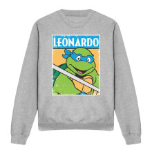 (XL, Sport Heather) Teenage Mutant Ninja Turtles Unisex Adult Leonardo Sweatshirt