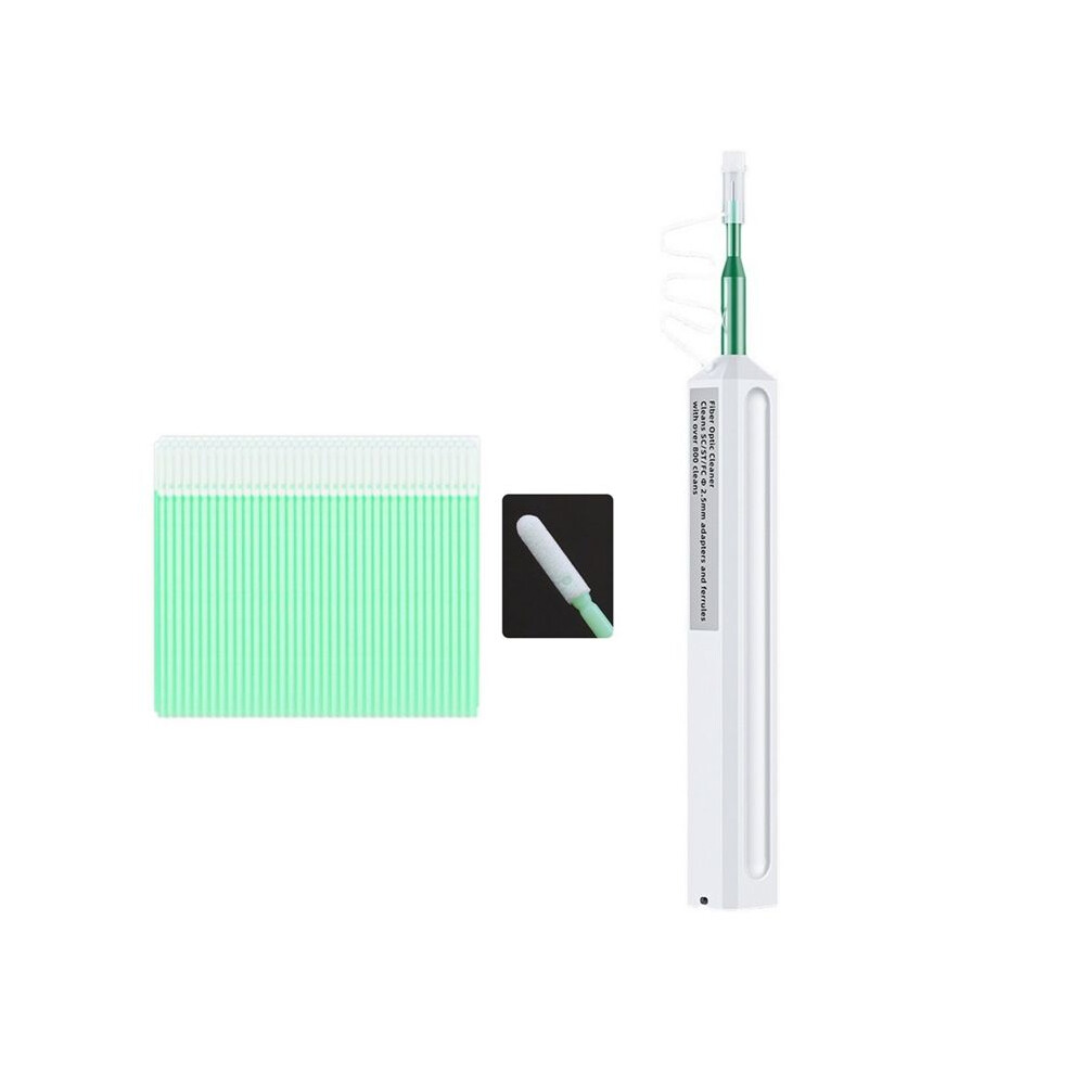 2.5Mm Fiber Optic Cleaning Pen Sc/Fc/St One-Click Cleaning Fiber Cleaner Tools Optical Fiber Connector Cleaner White 6033072055931