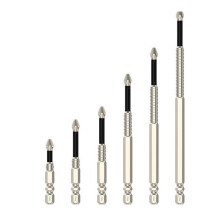Jeu D'Embouts de Tournevis à Percussion PH2 Antidérapants Améliorés avec Tournevis Cruciforme Magnétique 25-150 mm. Embouts Antidérapants.