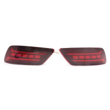 For Forester 2019-2023 Car LED Rear Bumper Reflector Light Tail Auto Turn Signal Brake Lamp Red