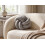 Beliani Throw Cushion ANGELONIA 45 x 45 cm Boucle Grey Solid 2