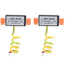 2X RS485 Date Signal Power Arrester Anti Surge Protector Monitoring CCTV Camera Protection Device Thunder Preventer