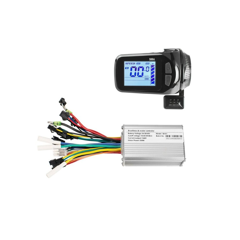 24V/36V/48V 350W Electric Bike Brushless Motor Controller With Lcd Display Electric Bicycle Scooter E-Bike Parts 4712519504868
