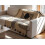 Beliani Blanket THAPREK Fabric 130 x 170 cm Beige 2