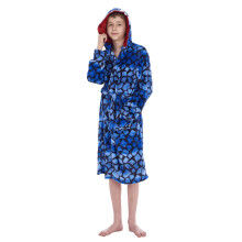 (11-12 Years, Blue) Keanu Childrens/Kids Raptor Head Dressing Gown