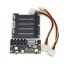 Type-C to 5-Port Expansion Card, JMS580 JMB575 Chipset, Multi-Disk Adapter, USB to 5 Expansion Card