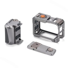 Camera Cage Quick Release Grip Lock and Shoot Kit for Osmo Action 6 Sports Camera Street Snap Handle Rig B