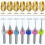3D Printer Nozzle Kit MK8 Extruder Nozzles Copper Print  with Cleaning Drill Bits for  CR-10 3