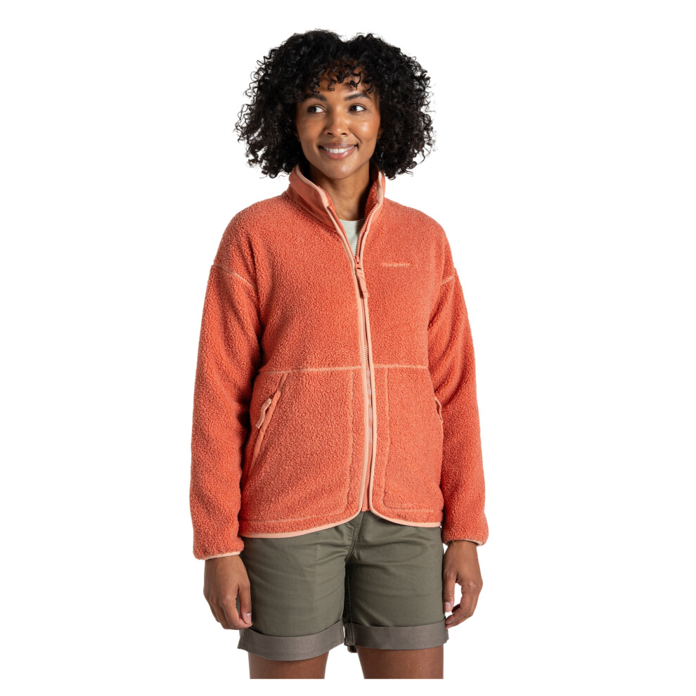 Craghoppers (10 Uk, Sandstone) Womens/Ladies National Trust Avens Full Zip Fleece Jacket Red