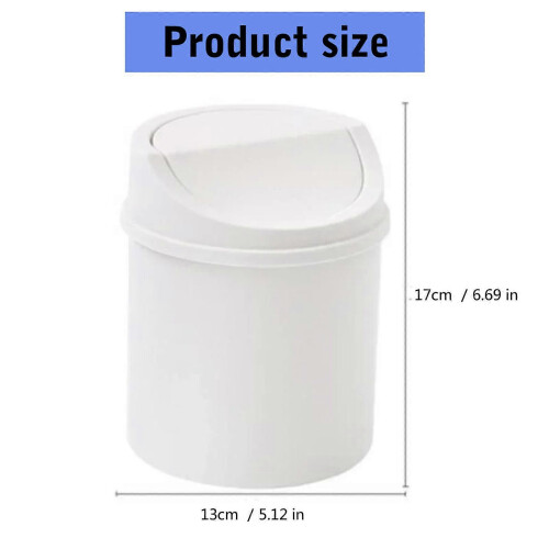 (beige color) Stylish Trash Can For Desk Organization Versatile Mini Garbage Can Practical Stoareg Box Suitable For Various Setting  Light pink