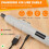 Electric Screwdriver 3.6V Small Cordless Screwdriver, USB Fast Charge Screwdriver Kit, Pen-Sized  Screwdriver 7