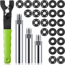 5/8 Inch -11 Angle Grinder Extension Shaft Connecting Rod Angle Grinder Accessory with Grinder Adjustable Wrench