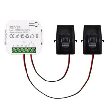 Tuya Meter Produção de Energia Consumo Monitor de Energia Bidirecional 0,2-80A Suporte APP Controle