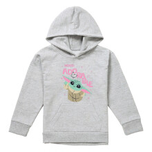 (5-6 Years, Athletic) Star Wars Childrens/Kids Mood Adorable Grogu Heather Pullover Hoodie