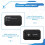 Hub USB 5.0 Converter Wired Keyboard&Mouse to Wireless Hub Adapter Support 8 Devices for Tablet,Laptop,Mobile 9