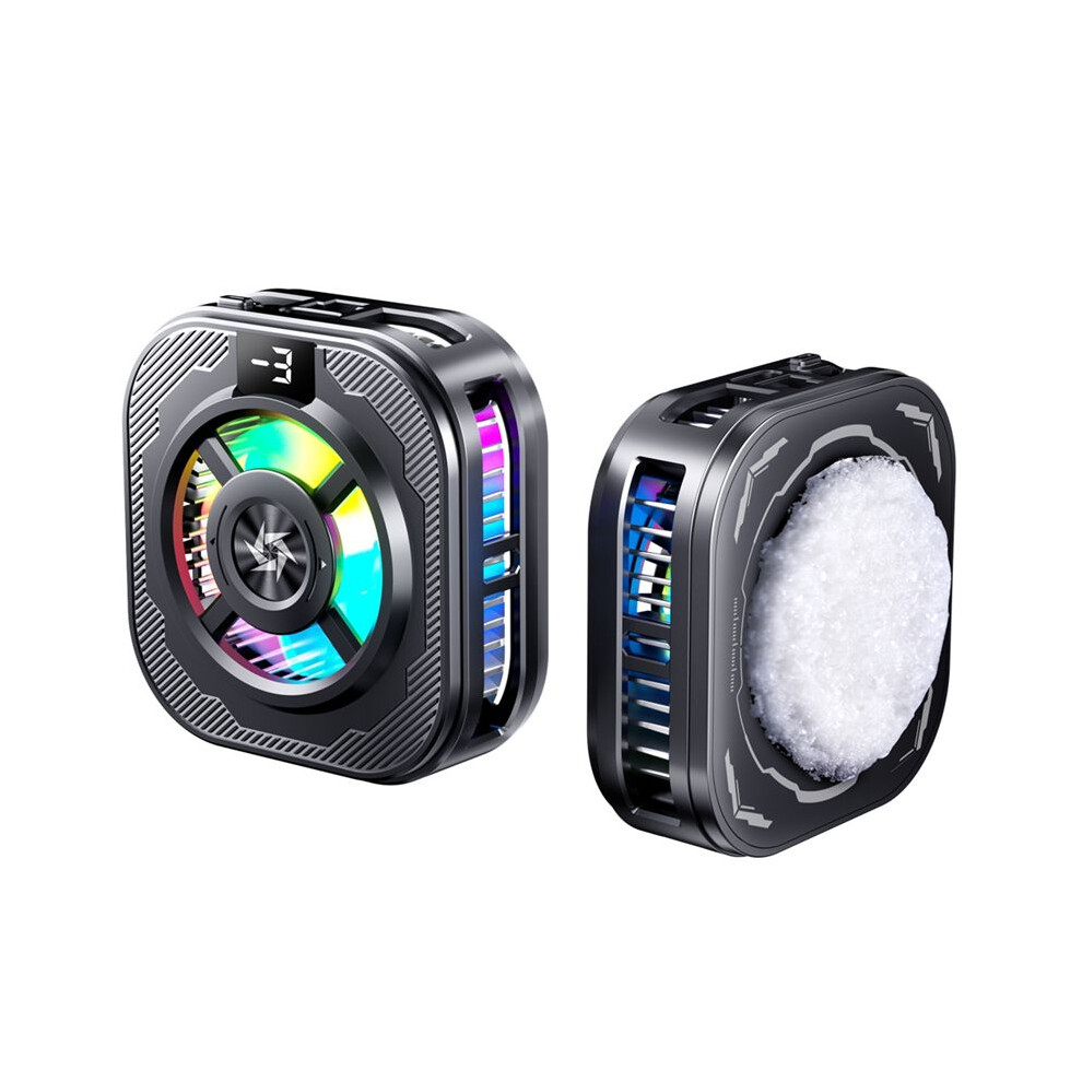 Universal Phone Cooler Magnetic Semiconductor Cooler With Digital Display Rgb Lights Radiator Cooling Fan For Gaming 6032940092832