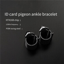 10 Unidades de Etiquetas de Anillo con Chip HT4186 de 125 KHz para Pollos, Patos, Anillos RFID para Patas de Animales para Seguimiento y Gestión