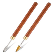 2pcs Leather Dye Pens, Leather Roller Pen Applicator, Leather Printing Tools for Leather DIY Work