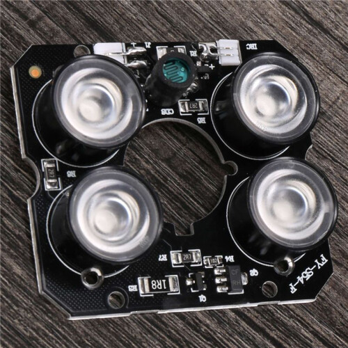 4 array IR led Spot Light Infrared 4x IR LED board for CCTV cameras night vision (52mm diameter) 2