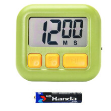 LCD Digital Kitchen Timer with Magnetic Electronic Tool for Cooking Countup Timing Cook Friendly Alarm Clock Counter A
