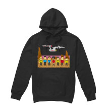 (XL, Black) Star Trek Mens The Original Series Trexel Crew Hoodie