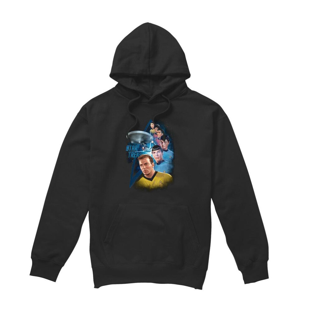 Star Trek (Xxl, ) Mens Among The Stars Hoodie Black