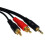 CDL 1.2m 3.5mm Stereo to Two RCA 1